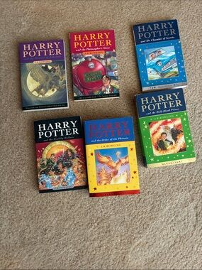 Harry Potter paperback books